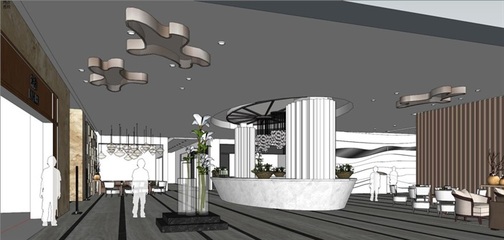 家具建材城大厅装潢设计方案——打造体验式商业空间